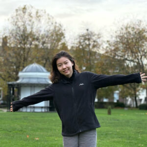 XJTLU 2+2 student, Jiang Chengxu, poses in Abercromby Square.