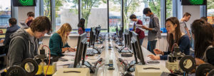 Students in The University of Liverpool's Department of Physics